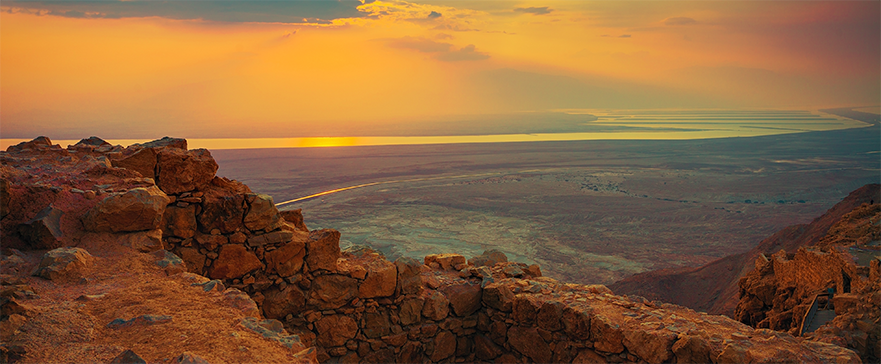 View of land of Israel